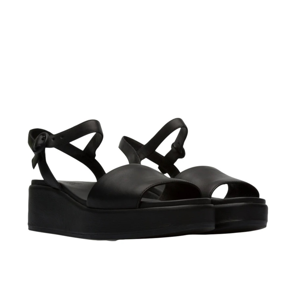 Camper Misia Platform Sandal in Black (K200564) 40